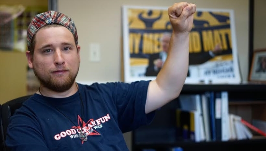 Candidate Comrade Keith Percy poses for a photo. The poet and activist says he's running for Boulder City Council because he wants to improve the treatment of Boulder's homeless population, address police brutality, confront racism and build queer culture. (Photo courtesy Keith Percy)