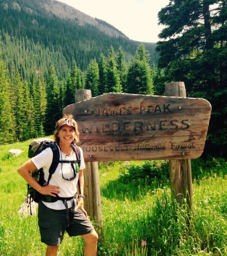 Council member Suzanne Jones is pictured in James Peak Wilderness. As the previous Colorado Regional Director of The Wilderness Society, Jones has helped pass several conservation bills through Congress, including bills to establish the James Peak Wilderness. (Photo courtesy Suzanne Jones)