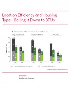 EPA | Location Efficiency and Housing Type – Boiling it Down to BTUs